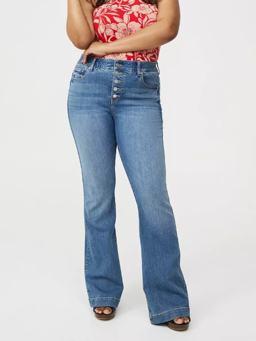 Torrid Bombshell Flare Jean NWT Size 22S